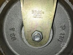 Blickle mit hydraulischer Abstützung lenkbar