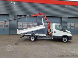 Iveco Daily 35-160 BENNE + GRUE