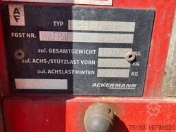  Anhänger offen PA-F 18 Baustoffanhänger