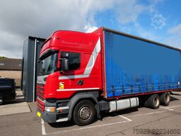 Scania R 400 6x2 Curtainside truck