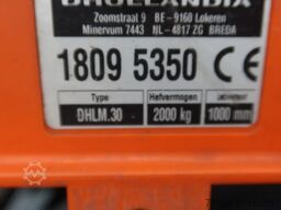 Volvo FE 250 Bak+Klep Dhollandia 2.000 kg 4x2. New ta...