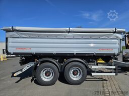 Schwarzmüller Tandem-Kippanhänger bündig, Plane