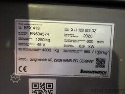 JUNGHEINRICH EFX 413 X + i * with Wire Guidance !! Triplex FFL !! NEW battery !!