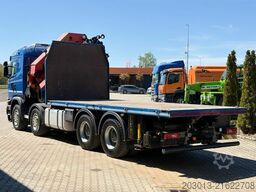 SCANIA G450 8x4 Pritsche mit Kran Palfinger PK76002 EH