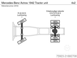 Mercedes-Benz Actros 1942 Tractor unit