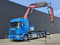 Scania G490 8x4*4 / HMF 5020 CRANE - KRAN + JIB + WINC...