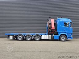Scania G490 8x4*4 / HMF 5020 CRANE - KRAN + JIB + WINC...