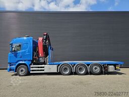 Scania G490 8x4*4 / HMF 5020 CRANE - KRAN + JIB + WINC...