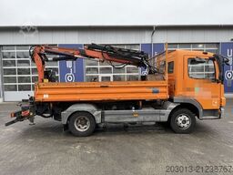 MERCEDES-BENZ ATEGO 818 4x2 Kipper Kran Atlas 65.2-A3 *Funkst.