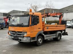MERCEDES-BENZ ATEGO 818 4x2 Kipper Kran Atlas 65.2-A3 *Funkst.