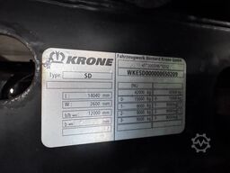 Krone SD CARRIER-VECTOR-1950Mt + DHOLLANDIA BPW-LIFTAS