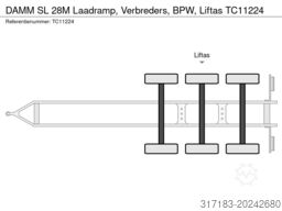 DAMM SL 28M Laadramp, Verbreders, BPW, Liftas