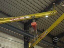 Vetter PW Demag Drehkran Hallenkran Kran Ausladung 5m NL 500Kg DC Kettenzug