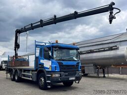 Scania P410  6x4 HIAB  X-HIDOU 188 E-5, RETARDER, WHEE...