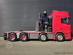 Scania R650 V8 8x4 / HMF 9520 + JIB + WINCH / 140.000 ...