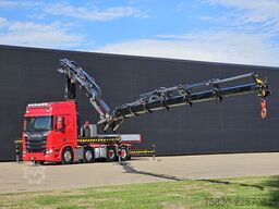 Scania R650 V8 8x4 / HMF 9520 + JIB + WINCH / 140.000 ...