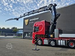 Scania R650 V8 8x4 / HMF 9520 + JIB + WINCH / 140.000 ...
