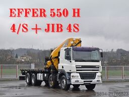 DAF CF 85.480 * EFFER 550 H 4/S+JIB 4S* FUNK / 8x4