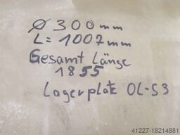 Edelstahl Ø 300 x 1007 mm