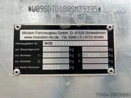 MöSLEIN TANDEMKIPPER-TIEFLADER, 3 SEITENKIPPER MIT EINSCHUBRAMPEN