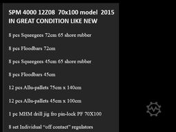 MHM SPM 4000 12Z08 70x100
