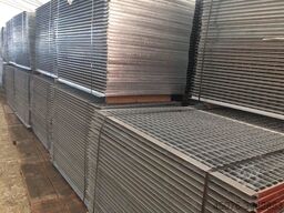 10.000 Stück Einlegegitter Gitterroste für Palettenregale verzinkt