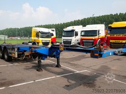 Pacton 3 axle container chassis extendable trailer