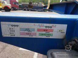 Pacton 3 axle container chassis extendable trailer