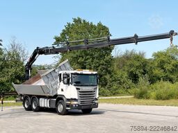 SCANIA G 410 * Kipper 5,20 m + KRAN/FUNK * 6x4 * TOP