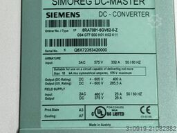 Siemens 6RA7081-6GV62-0-Z