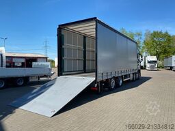 VOLVO 8x2 mit Schwerlast-Ladebordwand Rampe Stapler