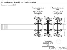 Nooteboom Semi low loader trailer