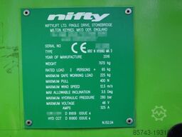 Niftylift HR17NDE HYBRIDE MK3 Hybrid Battery & Diesel, 17m W