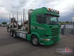 Scania R 490 LB6x4HNB Kran LOGLIFT F96S Vollluftfederung