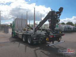 Scania R 490 LB6x4HNB Kran LOGLIFT F96S Vollluftfederung