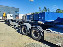 Krone sd 3 axle container semi