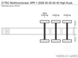 D-TEC Multifunctioneel.   APK  1-2026   20-30-40-45 H...