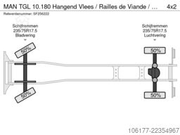 MAN TGL 10.180 Hangend Vlees / Railles de Viande / ...