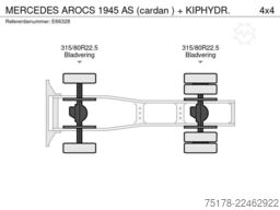 Mercedes-Benz AROCS 1945 AS (cardan ) + KIPHYDR.