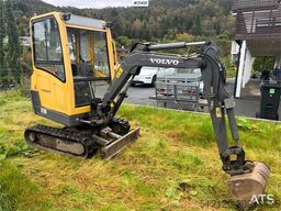 Volvo EC15B xtv excavator w/ trench bucket and hydraulic