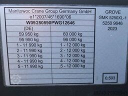 Grove GMK5250XL-1 Available Immediately, Dutch Registrat