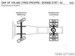 DAF XF 105.460 (TRES PROPRE / BONNE ETAT / AIRCO / ...