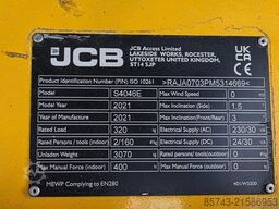 JCB S4046E Valid inspection, *Guarantee! 14m Working H
