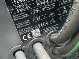 Linde E 16 C-01 Triplex Batterie Bj.22