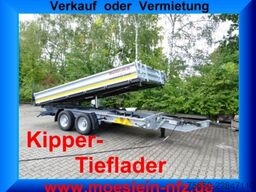 Möslein TTD 13 Verzinkt  13 t Tandem 3- Seitenkipper Tieflader-- Neufahrzeug --
