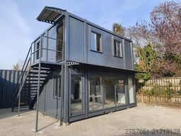 Bürocontainer / Wohncontainer / Baucontainer Modell MODULHAUS  57,6 m²