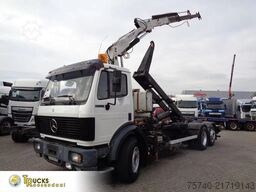 Mercedes-Benz SK 2433 Semi-Auto + PTO + Serie 14 Crane + 3 pe...