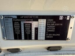 SCANIA R500 NGS 6x2 26 m3 Grain silo / Kompressor