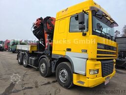 DAF 95XF / 8X4 / 35m Kran Palfinger PK90002 / WINCH