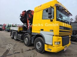 DAF 95XF / 8X4 / 35m Kran Palfinger PK90002 / WINCH